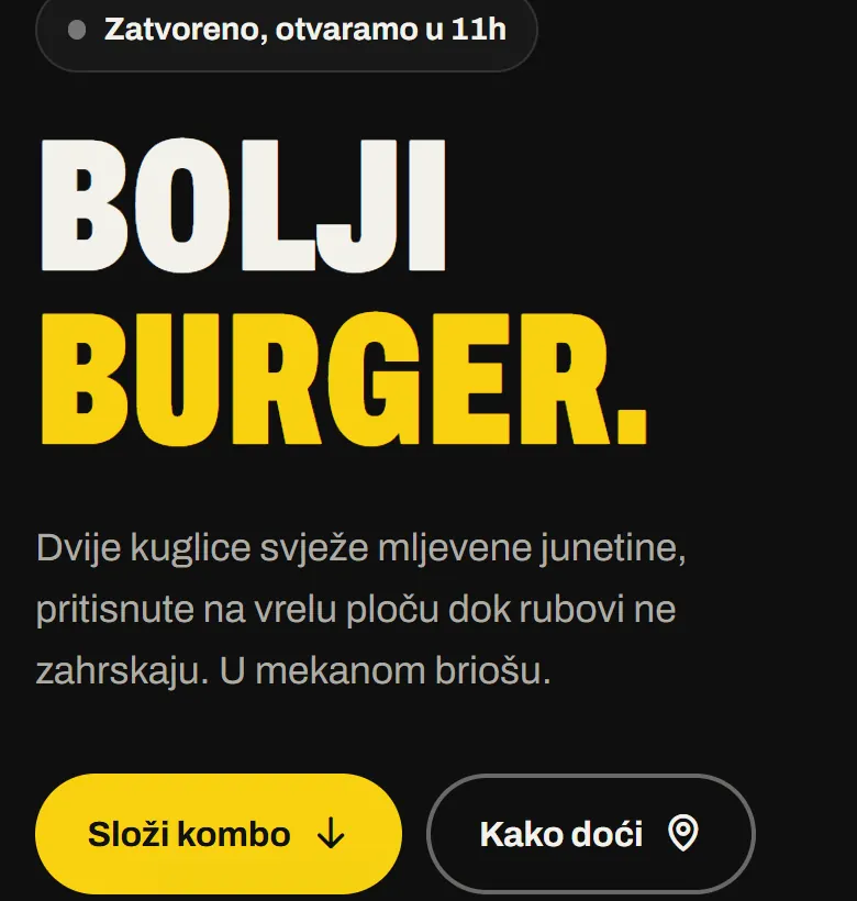 Burger bar